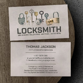 Cartão De Visita Serviços Locksmith