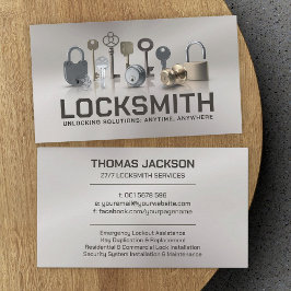 Cartão De Visita Serviços Locksmith