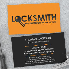 Cartão De Visita Serviços Locksmith