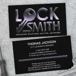 Cartão De Visita Serviços Locksmith
