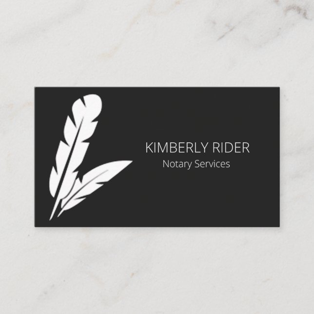 Cartão De Visita Serviços notariais (Frente)