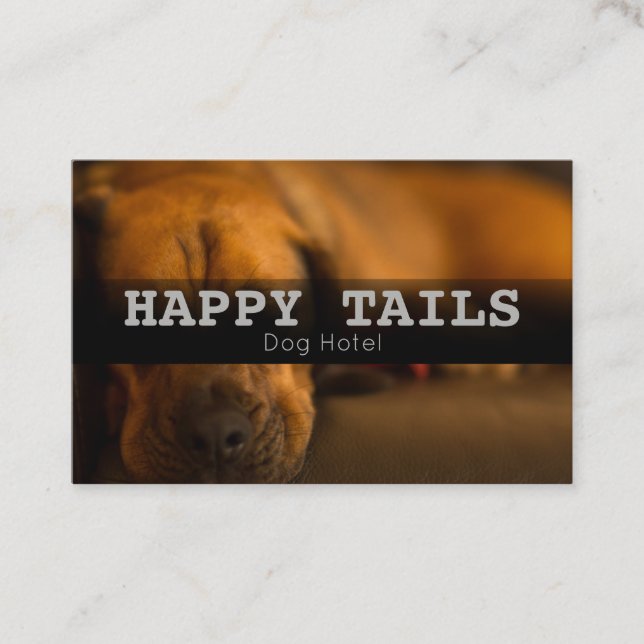 Cartão De Visita Serviços personalizados de hotéis de pré-embarque (Frente)