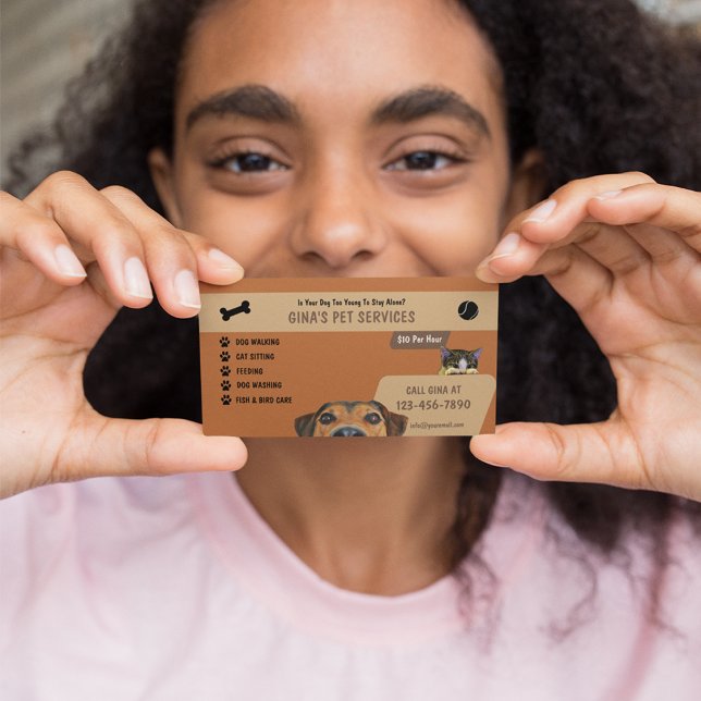 Cartão De Visita Serviços Pet (Criador carregado)
