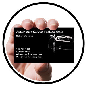 Cartão De Visita Serviços Profissionais Automotivos