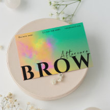 Seta Após Instruções de Cuidados Abstrato Watercol