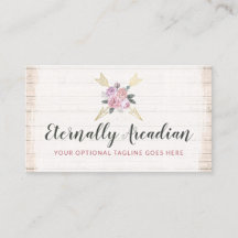 Setas Florais Russas Boêmicas Blush Dourado Boho R