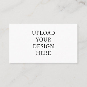 Cartão De Visita Seu Design de Upload Personalizado 