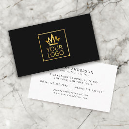 Cartão De Visita Seu logotipo em qualquer fundo colorido