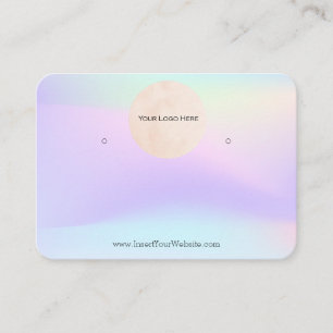 Cartão De Visita Seu logotipo Rainbow Earrando placa de vídeo grand