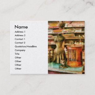 Cartão De Visita Sewing - as fontes para a costureira, nome,