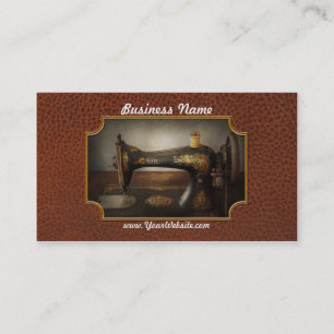 Cartão De Visita Sewing - cante uma canção