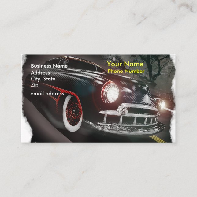 Cartão De Visita Shakedown (Frente)