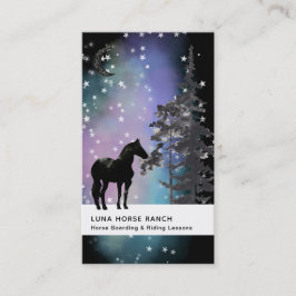 Cartão De Visita *~* Shaman Estrelas Cósmicas Lua Cavalo Equina Arc