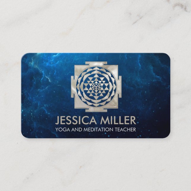 Cartão De Visita Shri Yantra - Sri Lanka - Shri Chakra (Frente)