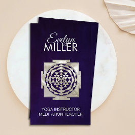 Cartão De Visita Shri Yantra - Sri Lanka - Shri Chakra