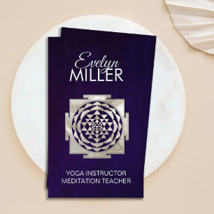 Cartão De Visita Shri Yantra - Sri Lanka - Shri Chakra