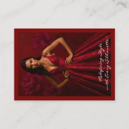 Cartão De Visita Silhouette Couture (business card)