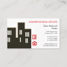 Silhouette Real Estate Realtor do Skyscraper