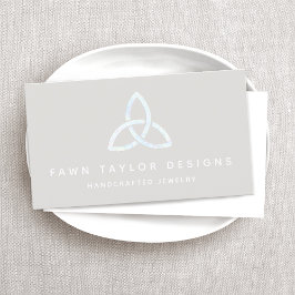 Cartão De Visita Símbolo Céltico de Trinity Knot