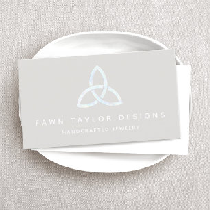 Cartão De Visita Símbolo Céltico de Trinity Knot