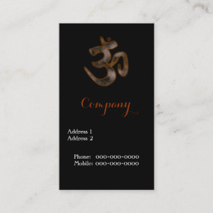 Cartão De Visita Símbolo Ohm