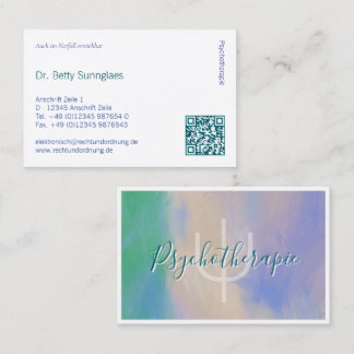 Cartão De Visita Símbolo Psi Psicologia – Profissional Personalizáv