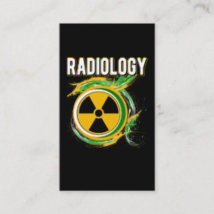 Cartão De Visita Símbolo radiológico Xray Radiologista