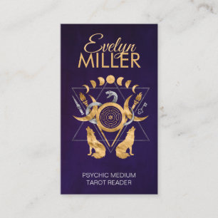 Cartão De Visita Símbolos da Ornação de Hecate