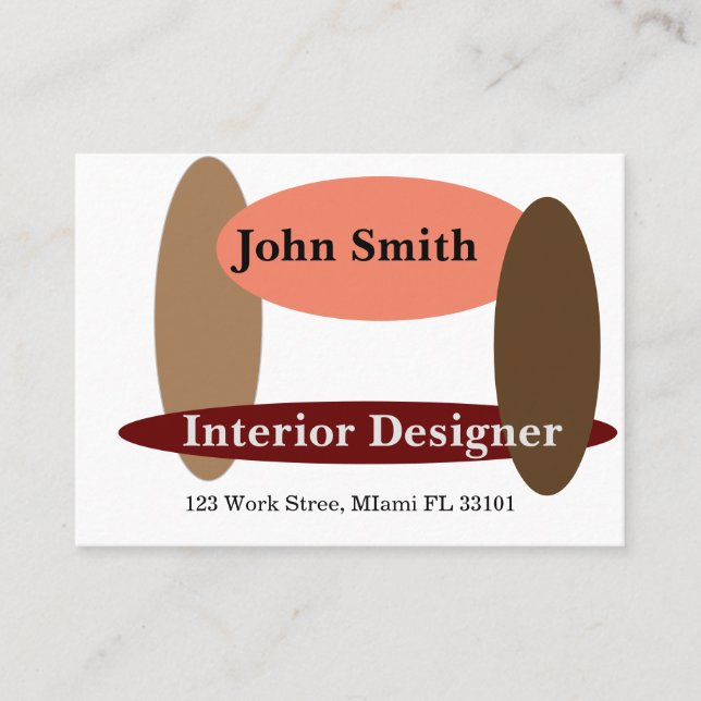 Cartão De Visita Simple business card (Frente)