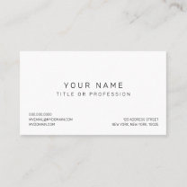 Cartão De Visita Simple Modern Business Card