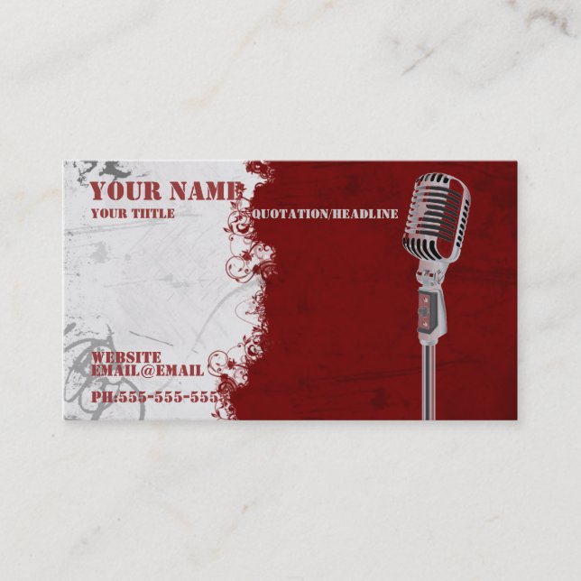 Cartão de visita simples (Frente)