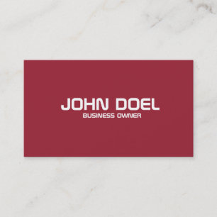 cartão de visita simples