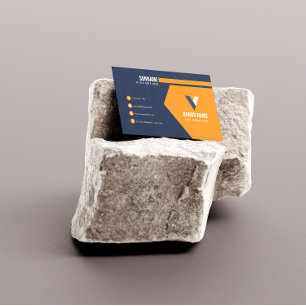 Cartão De Visita Simples criativo moderno elegante