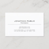 Simples Design profissional elegante e elegante