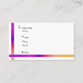 Cartão De Visita Simples e Elegante