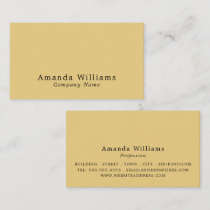 Cartão De Visita Simples e Minimalista