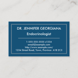 Cartão de visita simples e moderno do