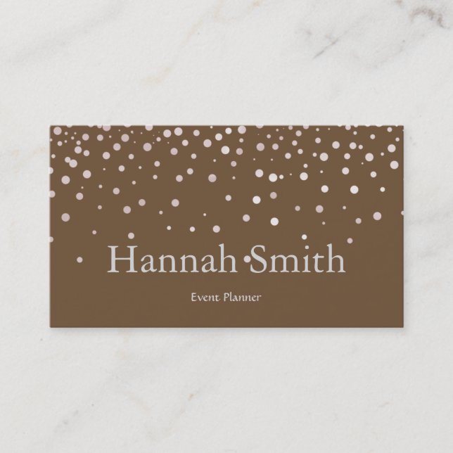 Cartão De Visita Simples elegante e elegante, com falso profissiona (Frente)