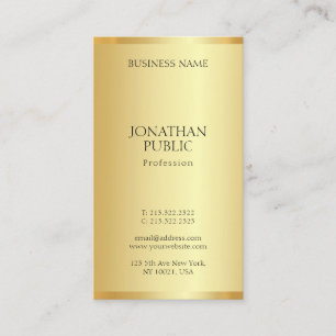 Cartão De Visita Simples Elegante Elegante Moderno Profissional Dou