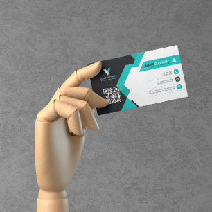 Cartão De Visita Simples Elegante Moderno Profissional