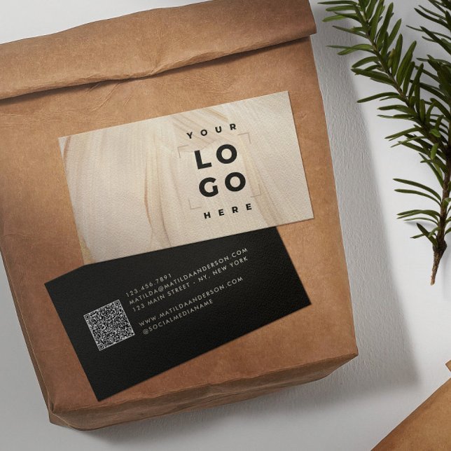 Cartão De Visita Simples Elegante Natural Abstrato Pintado (Criador carregado)