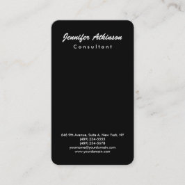 Cartão De Visita Simples Escoteiro Preto Escoteiro Moderno Minimali