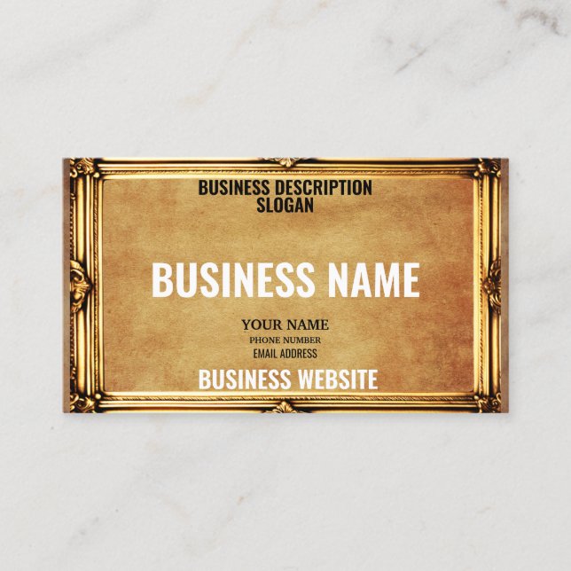 Cartão De Visita Simples - Fazer cópia personalizada - Design de qu (Frente)