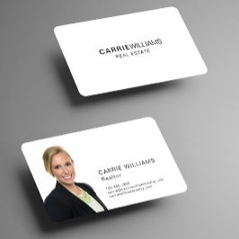 Cartão De Visita Simples Imobiliário Elegante Minimalista