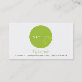 CARTÃO DE VISITA SIMPLES :: limão de mancha em neg