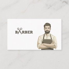 Cartão De Visita Simples Minimalista Moderno de Stylist de Cabelo B