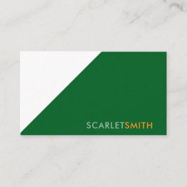 Cartão De Visita Simples minimalista moderno elegante