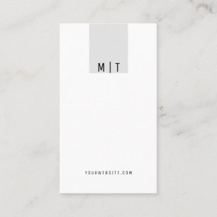 Cartão De Visita Simples, moderno, mínimo & na moda