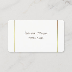 Cartão De Visita Simples Na moda moderno elegante