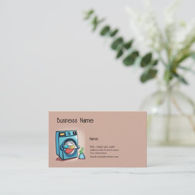 CARTÃO DE VISITA SIMPLES PERSONALIZADO (Em pé/Frente)